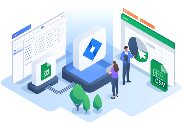 Access your jira exports illustration