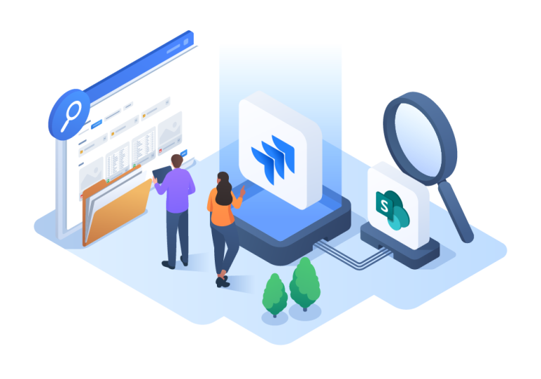 Browse SharePoint folders from Jira - illustration