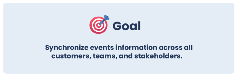 Goal – Synchronize meetings & events information across Jira