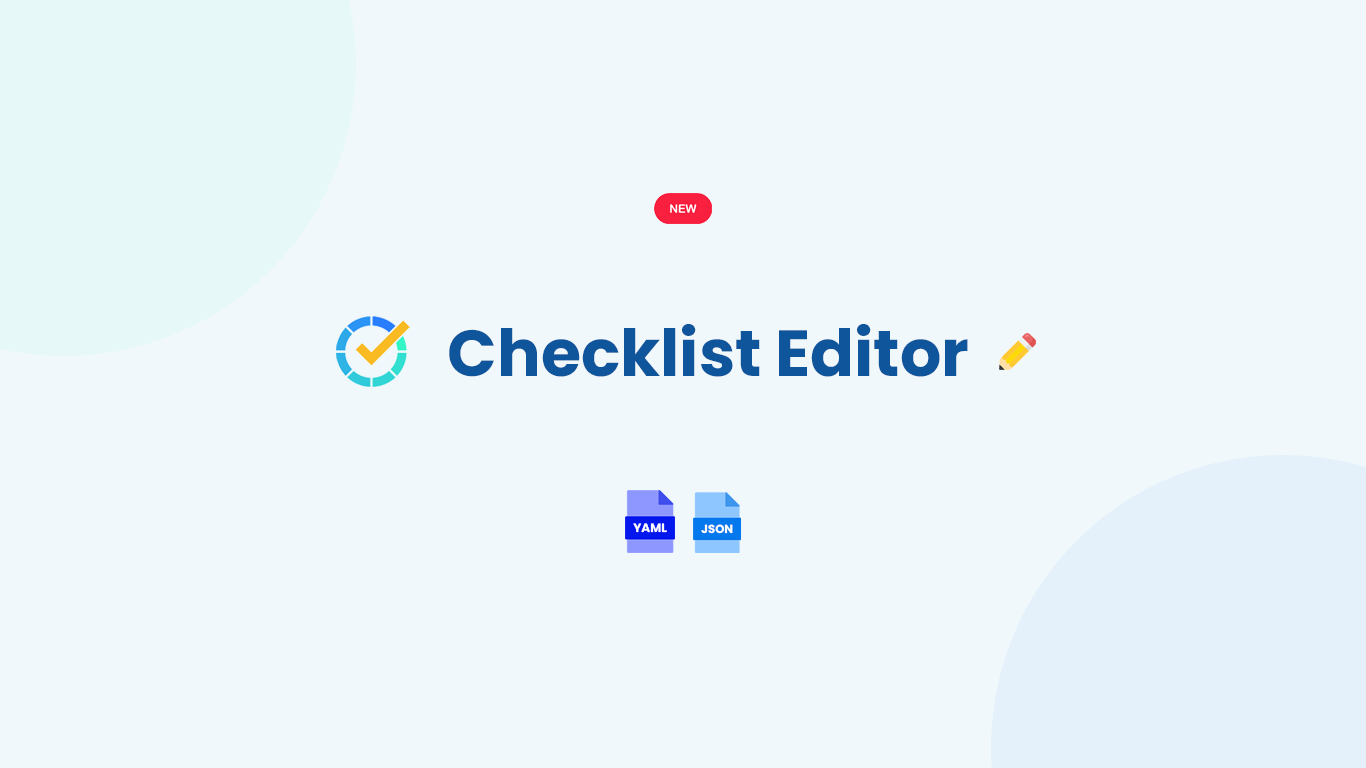 New Checklist Editor